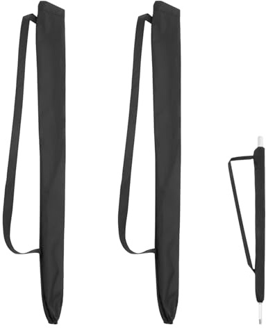 BESPORTBLE Umbrella Holder For Golf Trolley Wearable Storage Bag Water Waterproof Freestanding Holders Pool Sleeve Base Weight 2Pcs with Strap Portable Carrying for Long Handled