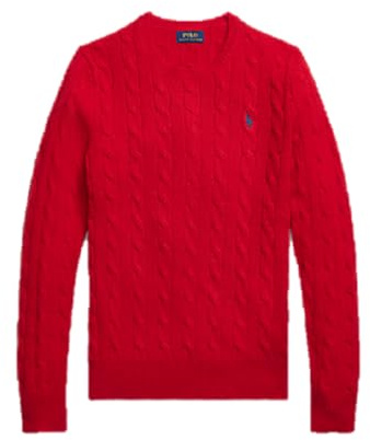 Ralph Lauren Polo Wool-Cashmere Cable Crewneck Sweater Size Small