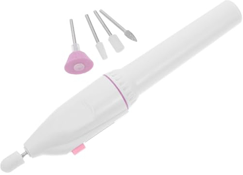 Homoyoyo Pulidora de Uñas Eléctrica Portátil sin Batería Máquina Pulidora para Manicura y Pedicura Herramienta Compacta y Multifuncional para Decoración y Esmaltado de Uñas Uso