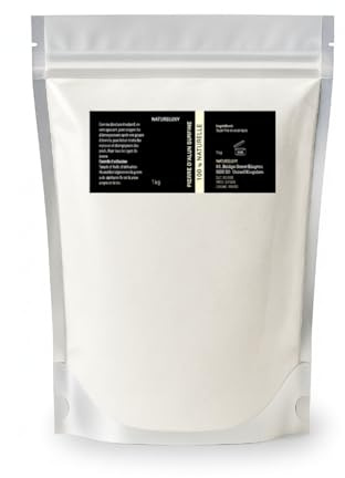 Natureluxy Pierre d’Alun en Poudre Surfine 1kg | 100% Naturelle | Déodorant Minéral & Cosmétique DIY | Soin Traditionnel | Format Économique