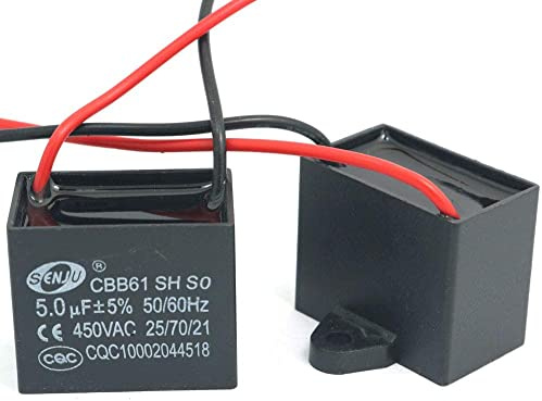 Fasizi 2st CBB61 5uF 450V AC 50/60Hz Luftkonditionering Fläktmotor Körkondensator