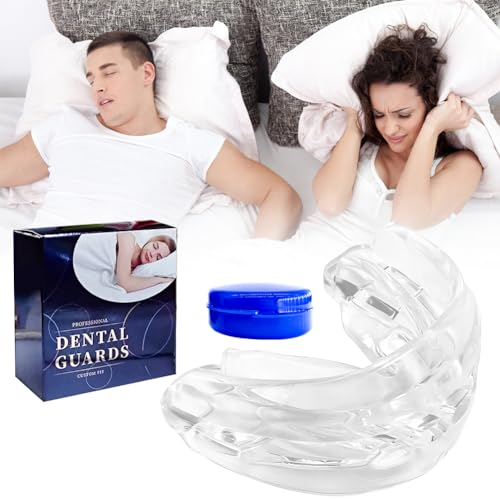 Schnarchschiene, Schnarchstopper Anti Schnarchschiene Schnarchfrei Stopper Effektiv Beißschiene, Aufbissschienen für Nacht Gegen Zähneknirschen und Schnarchen für Männer Frauen