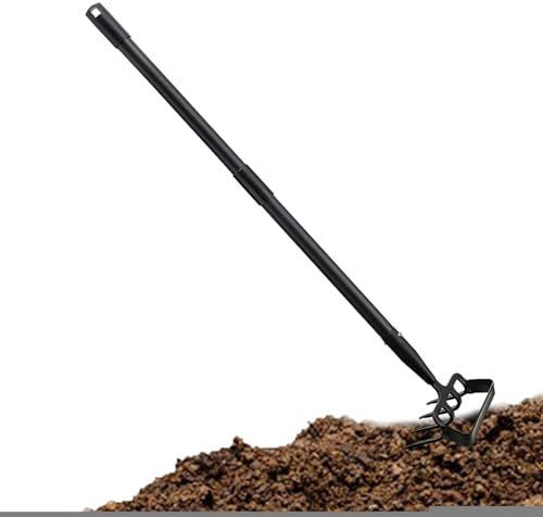 Lembeauty Désher-beur Manuel | Outil De Jardin De Désherbage Manuel | Outil De Désherbage Manuel avec Poignée | Outil De Râteau De Désherbage pour Cultiver/Éliminer/Retourner