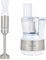 Salter Boston Hand Blender & Food Chopper Set – Electric Immersion Stick Blender, 600ml Food Processor, Vegetable Chopper, Durable Stainless-Steel Blades, Soups, Sauces, & Baby Food, Ice White Shimmer