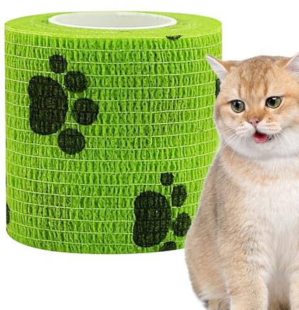 Vendaje para mascotas, transpirable, autoadhesivo, impermeable