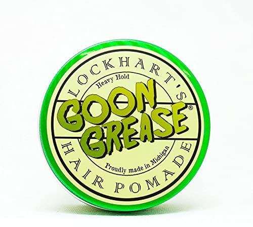 Lockhart's GOON GREASE - Pomata per capelli | heavy hold | classica pomata per capelli – tenuta salda e bella lucentezza | Profumo: cetriolo, speziato e fresco, condimento per capelli rockabilly | 113