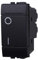 Interruttore Bipolare 0-1 16A, Compatibile Con Bticino Living Light (1 Pezzo, Nero)
