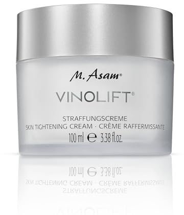 M. Asam VINOLIFT Straffungscreme (100ml) – Straffende Creme für trockene Haut, reduziert Linien & Falten, pflegende Gesichtscreme mit Traubenstammzellen, verkapseltem OPC, Resveratrol & Vitamin E