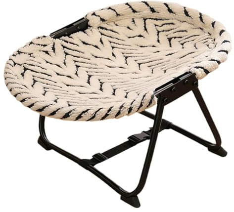Lit extérieur Portable pour Chien, hamac surélevé en Tissu Respirant, Cadre Pliable avec Pieds antidérapants, Tapis de Couchage surélevé, lit surélevé pour Animaux de Compagnie, Chiot, Camping