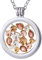Morella Damen Halskette 70 cm Edelstahl und Anhänger mit Coin Tropfen 33 mm im Schmuckbeutel