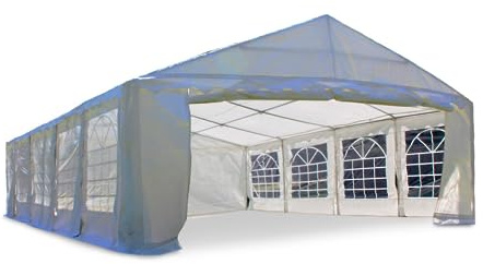 Solycarpa Carpa 12x6 para Exteriores Resistente con Ventanas, Impermeable. Alta Funcionalidad, Económica e Ideal para Jardín, Eventos, Bodas, Feria, Restaurante y Terraza.