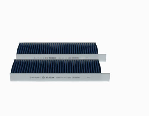 Bosch A8610 FILTER+pro Filtre d'Habitacle, 2 Filtres de Remplacement - Agit Contre le Pollen, les Particules Fines, les Moisissures et les Bactéries - Pour un Air Plus Pur à l'Intérieur du Véhicule