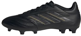 adidas Unisex - Vuxen COPA PURE II LEAGUE Football Boots Firm Ground, Core Black/Carbon/Gold Metallic, 44 2/3 EU
