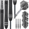 Unicorn Gary 'The Flying Scotsman' Anderson Noir Phase 6 Dartpfeil-Set, Schwarz, 23 g