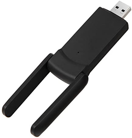 OVAQUIXI Adaptador WiFi de Doble Banda de 1300Mbps para PC, Adaptador WiFi PC Dongle USB con la Computadora Portátil Stick Internet, Compatible con 10/8/7, Rendimiento Alta Velocidad, USB