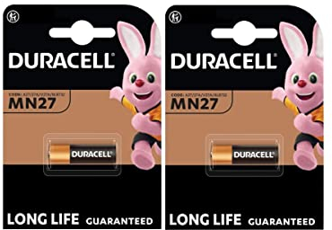 2 x Duracell MN27 27A A27 8LR732 (2 Blister a 1 Batterie) 2 Batterien