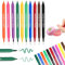 FANWINKJ 10 Stück Lebensmittel Marker, Lebensmittel Färbung Stifte essbare Marker, Doppelendige essbare Lebensmittel Stifte Zuckerguss Stifte, Ideal für Kuchen, Kekse, Pralinen