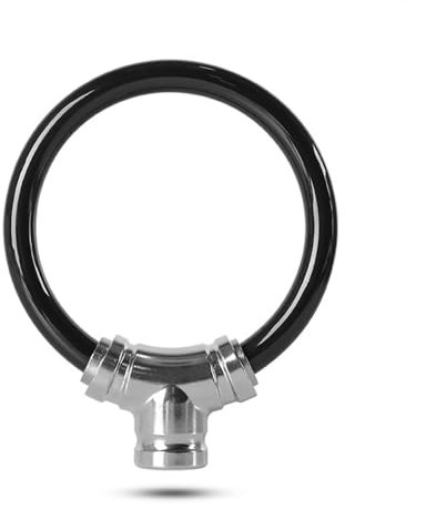 Set di 4 lucchetti per telaio – Lucchetto per bicicletta per il fissaggio al telaio della bicicletta – Staffa spessa 11 mm – Cavo in acciaio ispessito – Impermeabile e robusto lucchetto antifurto -B