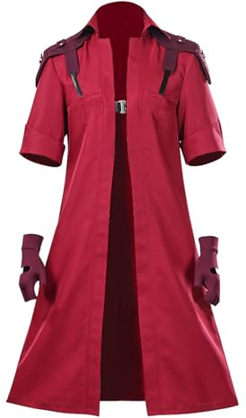 agfosa Devil Cosplay para hombre Anime Disfraz Abrigo Chaqueta Guantes Halloween Carnaval Trajes XL