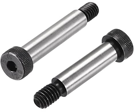 uxcell Alloy Steel Hexagon Socket Head Shoulder Screws Bolts, 1-3/4 Shoulder Length, 3/8 Shoulder Dia, 5/16-18 Thread, 6pcs