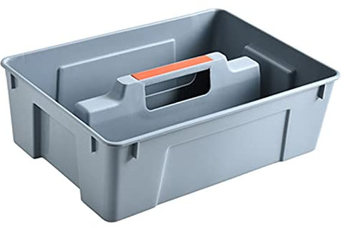 Cassetta porta Utensili Cassetta porta attrezzi con 2 divisori Cassetta porta attrezzi in plastica portatile con manico multifunzione for organizzatore di riparazioni auto for uso domestico all'aperto