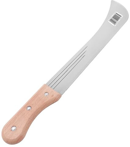BAUSTER® Große Machete 60 cm mit Griff Holz ideal für Survival-Aktivitäten, Jagd, Outdoor Buschmesser Freizeitmesser für Äste zum Holzhacken für Gartenarbeit und landwirtschaftliche Arbeiten