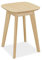 Relaxdays Esszimmerhocker aus Bambus, Sitzhocker Küche, Flur & Bad, HxBxT: 46 x 33 x 33 cm, Hocker für Pflanzen, natur