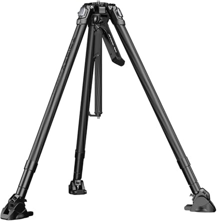 SMALLRIG x Potato Jet Tribex Treppiede idraulico in fibra di carbonio, treppiedi da viaggio per fotocamera, ad angolo basso fino a 15 cm, altezza max 61/155 cm, portata fino a 55 lbs - 5756