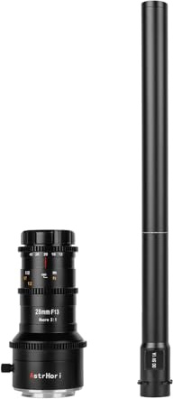 AstrHori 28 mm F13 Objectif Macro 2X à visée directe Manuel avec Base rotative à 360° for Canon EF Monture appareils Photo Reflex numériques EOS-1100D,EOS-1000D,EOS-450D,EOS-500D,EOS-550D,EOS-600D