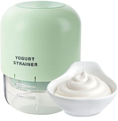 Colino per yogurt a pressione, 13 x 18 cm, per cucina, rimovibile, con design semplice, setaccio per salse, tè, caffè, miele, succhi di frutta, latte, bevande, uso in paniere