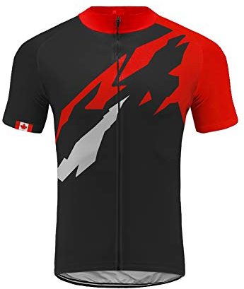 UGLY FROG Rennrad Herren MTB Radtrikot Fahrradtrikot Fahrradbekleidung für Männer mit Elastische Atmungsaktive Schnell Trocknen Stoff kurzarmtrikot DEHerrenT11