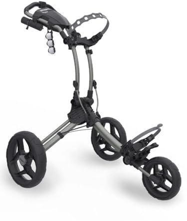 Rovic Rv1c Carrello da golf a spinta, Unisex, argento nero, taglia unica