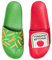 Dedoles Chanclas Unisex Hombre Mujer y Niños Sandalias diseños divertidos Libros Pizza Flores Fiesta Café Regalo, Color: Patatas fritas con kétchup, 37 EU
