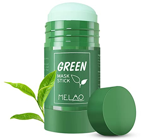LcoLourx Green Tea Mask Stick for Face, Solid Mask,Poreless Deep Cleanse Green Tea Mask,Anti-Acne Oil Control&Improves Skin,Face Moisturizing(1PCS)