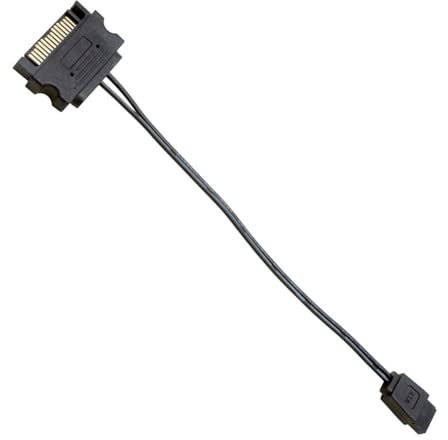 RUITEXUN Cavo adattatore di alimentazione SATA maschio a 6 pin femmina SATA Slimline per DVD, Bluray, CD, HDD, SSD Drive