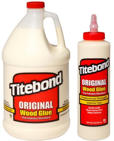 Colla per legno originale Titebond 3,8 L + Colla per legno originale Titebond 473 ml