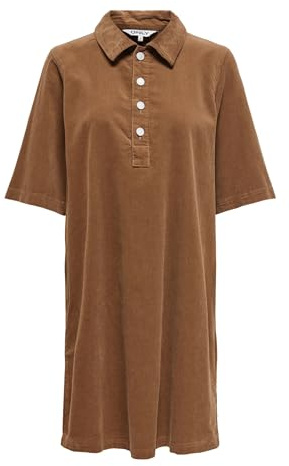 ONLY Onlgry-Nessa S/S Cord Dress PNT