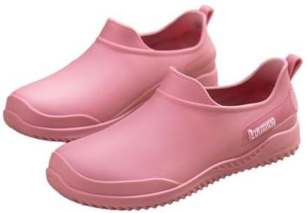 Bottines de pluie pour femme - Imperméables, confortables et respirantes - Bottes courtes légères - Bottes en caoutchouc antidérapantes pieds nus - Bottines de jardin d'extérieur - Pour le jardin, la