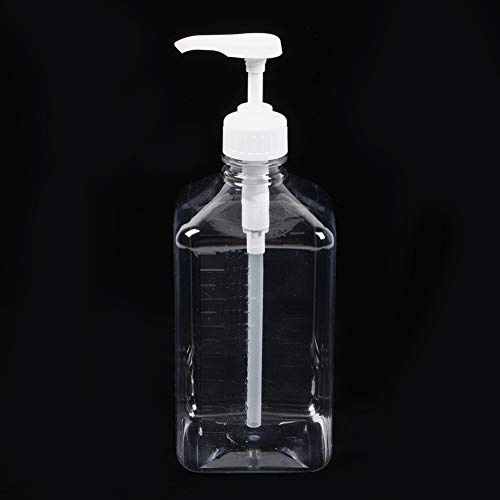Yinhing 5cc Simple Press Pump Bottles for Syrup Ketchup Sauces 1600ml Squeeze Condiment Containers for Milk Tea Shops and Restaurants