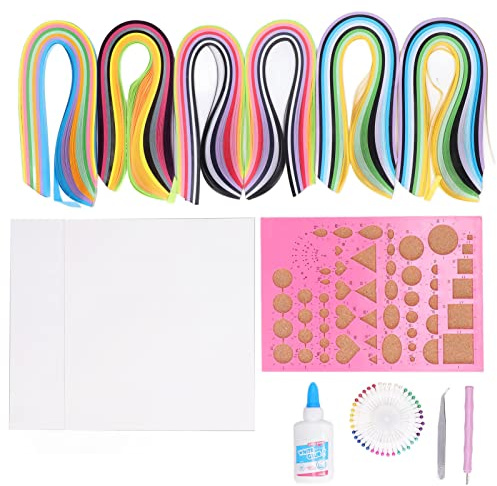 Mavaol Paper Quilling Kits Student Vuxen DIY Hantverk Konst Färgat papper Handgjorda pappersquilling Ritverktyg