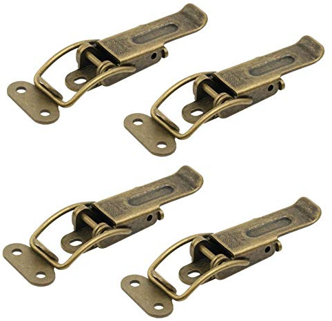 4 x Spänningslås Catch #22 brunerad toggle klämma låsande spakfäste från SOTECH
