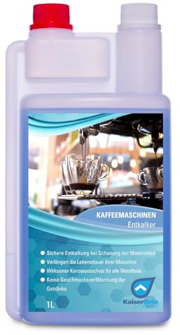 KaiserRein Kaffeevollautomaten Entkalker 1L - Premium Kaffeemaschinen-Reiniger, optimiert für Espressomaschinen und Siebträger, mit Korrosionsschutz