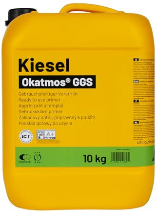 Generisch Okatmos Dispersionsgrund | Lösemittelfreie & schnelltrocknende Grundierung | Sehr emissionsarm, hygienisierend, gebrauchsfertig | Hohe Verbundhaftung für Innenbereiche (5 kg)