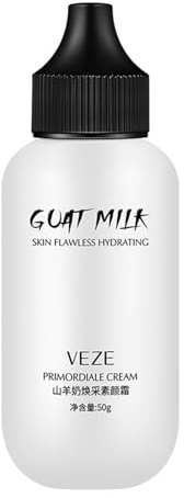 50ml Goat Milk Liquid Cream Base Cream Moisturize Matte Concealer Oil-control Cover Makeup