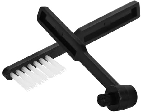 BUGUUYO Spazzola per Dischi in Vinile 2 Pezzi Pulitore per Puntina Giradischi Antistatico Set Portatile per la Pulizia di Dischi e Stilo Rimozione Polvere per Audio Nitido
