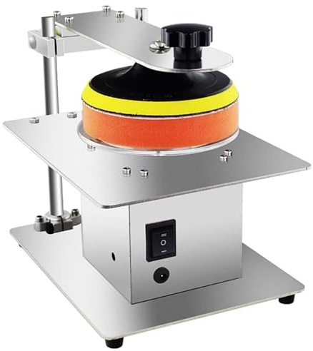 ZHIXUMM Cd/DVD Disc Polishing Machine, 200w Data Recovery DVD/Vcd Grinding Machine, Disc Scratch Repairing Machine, 7-Speed Adjustment, 6000r/Min for Cd/DVD Cleaning and Restoration