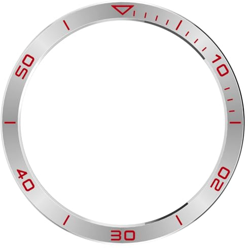 Nucelit Skyddande ram i rostfritt stål stylingcirkel för SOLAR 51 mm/dedikerad 47 mm 51 mm repfri klocka tillbehör modernt klocktillbehör