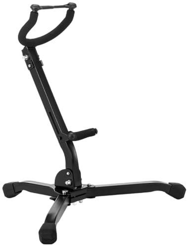 Altsaxophonständer, Tenorsaxophonständer | Alt-Tenor-Saxophonständer | Verstellbarer Saxophonständer mit Metalldreieckbasis für Saxophonliebhaber, Kinder, Kinder, Männer, Frauen