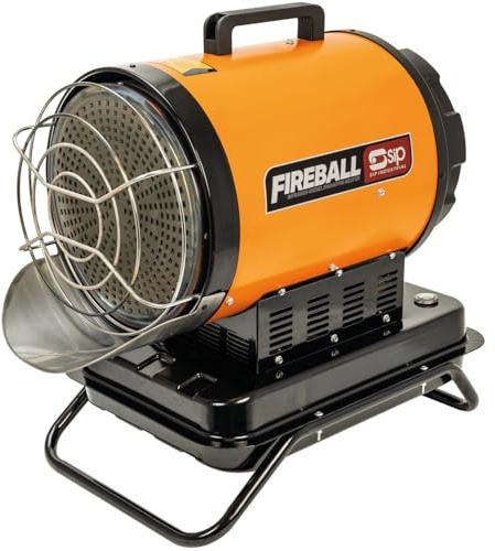 SIP FIREBALL ID78 Infrared Heater, Diesel / C1 Paraffin/Kerosene 23kW, 552mtr³, 15L Fuel Tank