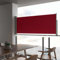 Myheimly Seitenmarkise Ausziehbar Sonnenschutz Sichtschutz Windschutz Seitenrollo Markise Seitenwandmarkise Balkon Garten Terrasse Rot,100 x 300 cm